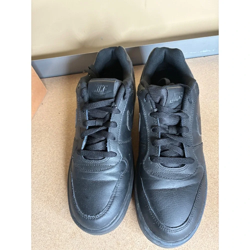 Nike Ebernon Low Triple Black Sneakers AQ1775-003 Mens Size 9.5 Basketball Shoes